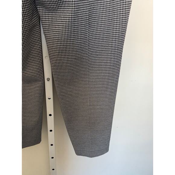 Nine West Career Pants Houndstooth Pointe Pant XL Y2k Elastic Waist High Waist - Picture 5 of 7